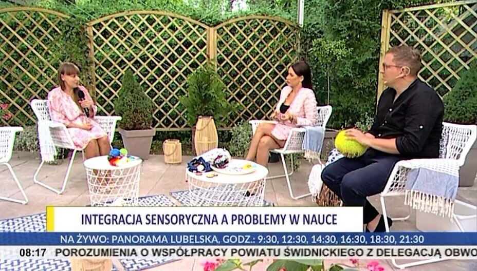Aleksandra Kawa, rozmowa o integracji sensrycznej a problemy w nauce w TVP3 Lublin